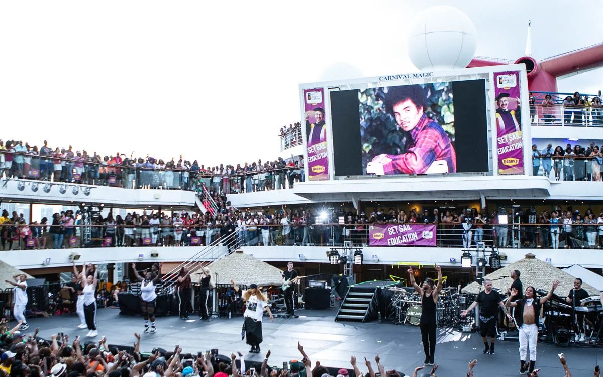 Cruise Deck with Banners. Photo Credit: https://fantasticvoyage.blackamericaweb.com