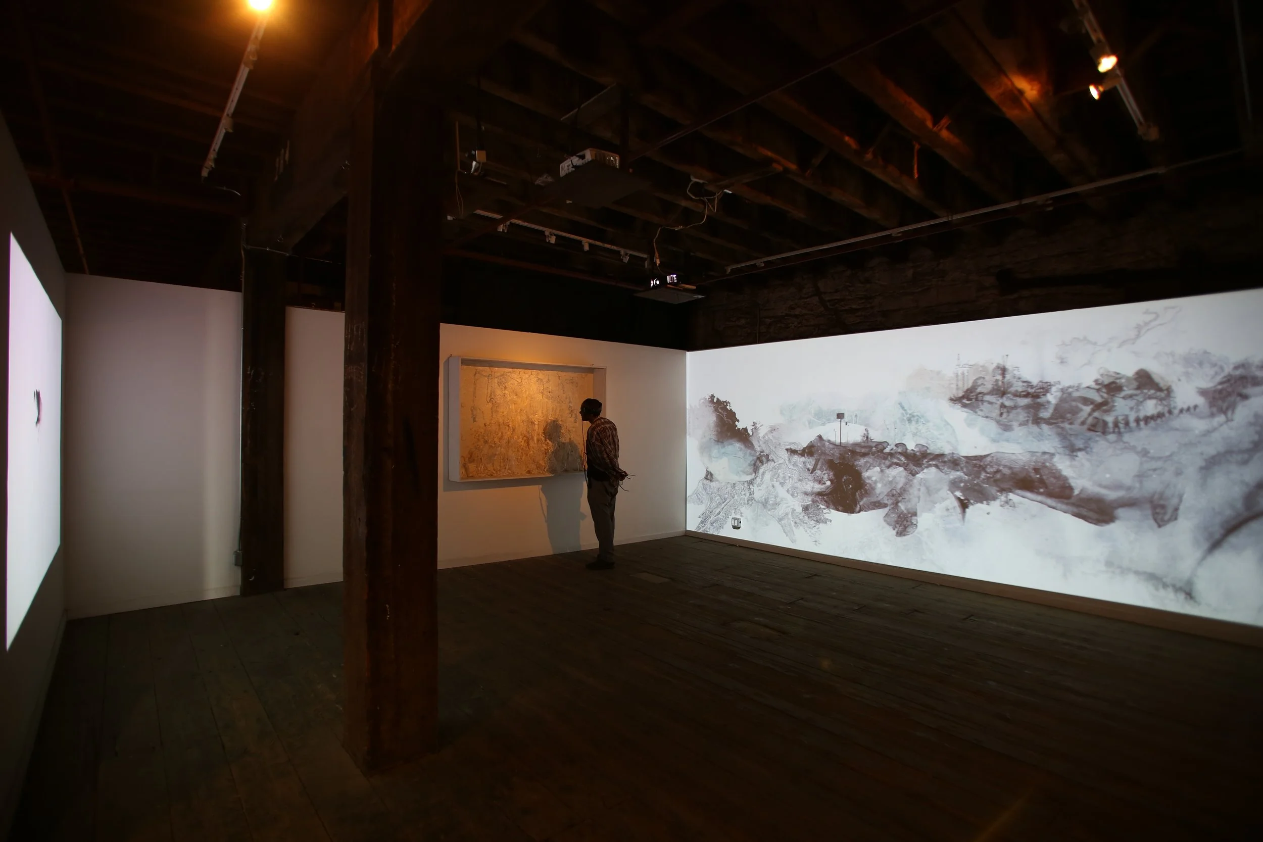  Blurred Perception |   Moving images projected at  Hotwood Arts, Brooklyn 