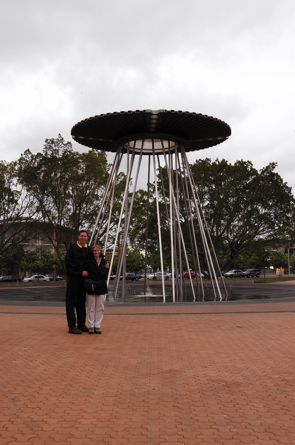Sydney Olympic Park Olympic Cauldron for the Sydney 2000 Olympics in the Cathy Freeman Park