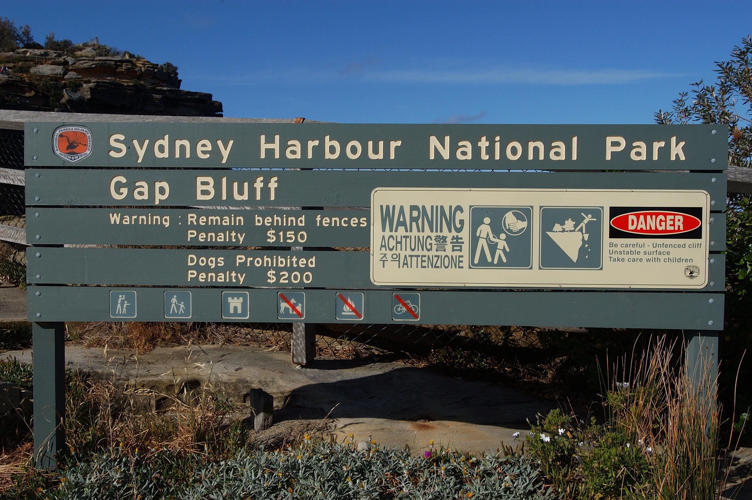 We walked out to Gap Bluff