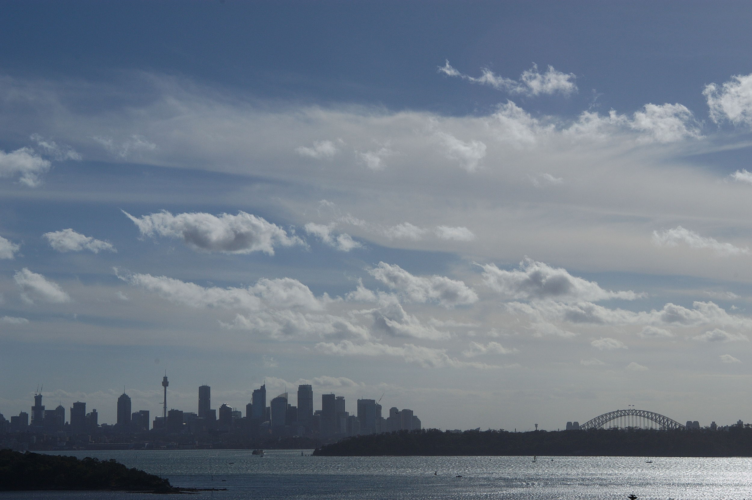 A beautiful view of the city from the ferries.