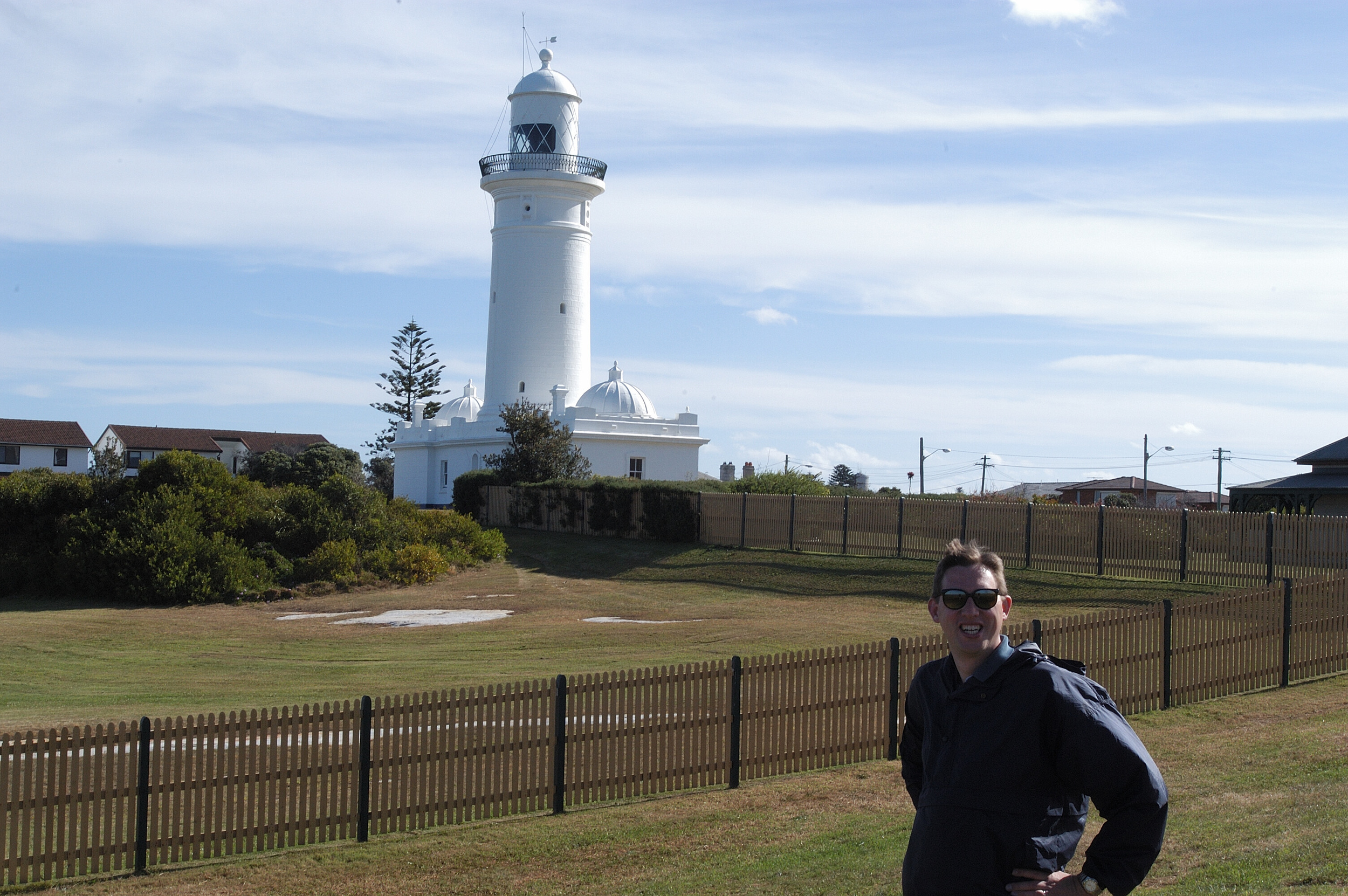 Jeff at the Macquarie Light House