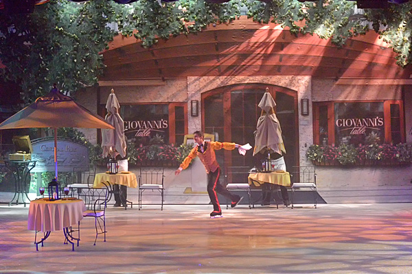 Studio B also hosts the ice rink and ice show...It looks like Central Park, but it's just a set for the ice show!