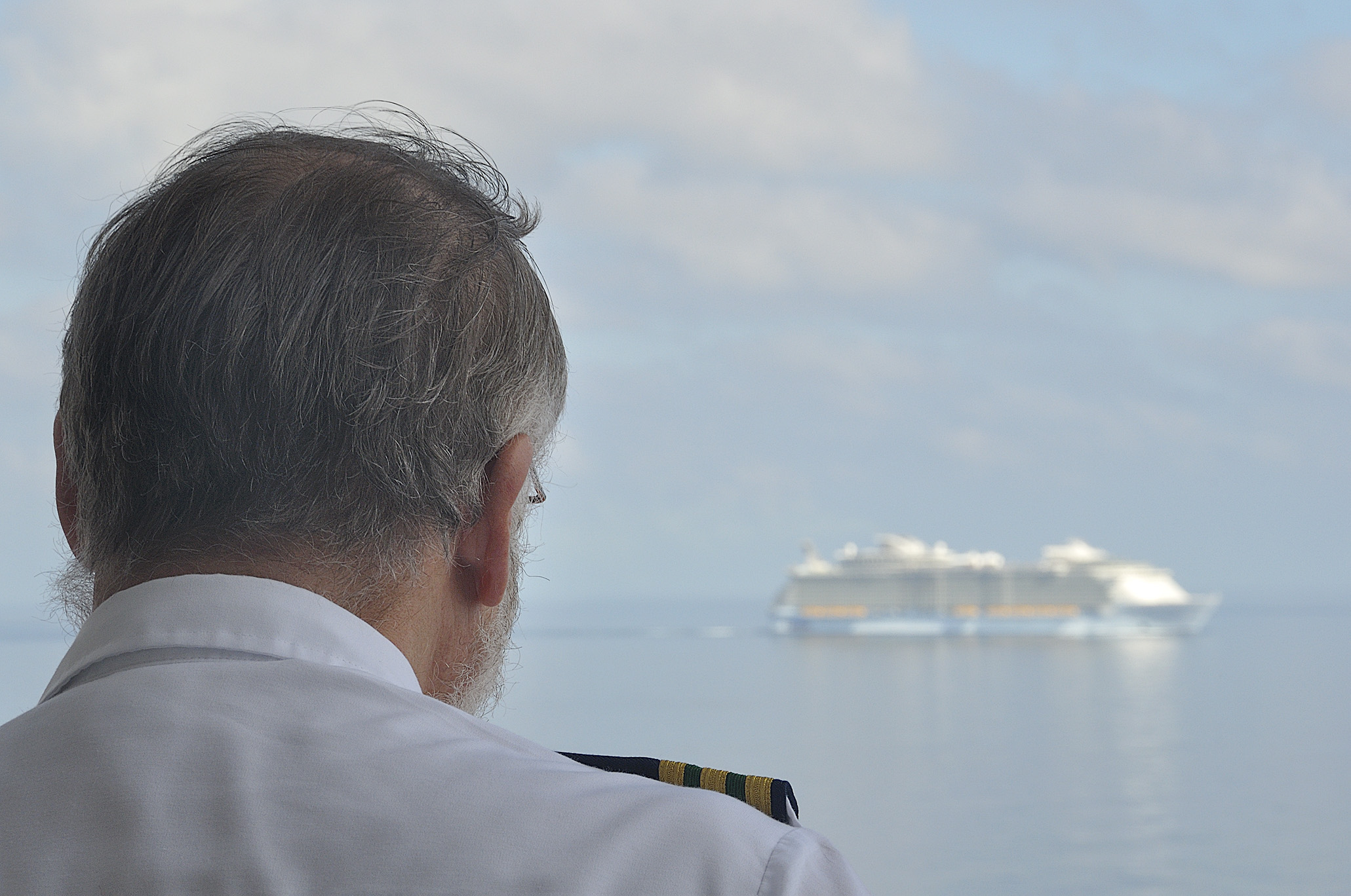 In 2009 we were aboard the Navigator of the Seas when Oasis made her inaugural voyage out of Fort Lauderdale. When the captain announced she was alongside, the spa crew, the waiters, even the officers came out to the rail to see her sailing beside us. There was nothing like this on the seas, it was a complete innovation for cruising and I was captivated by this new ship, but a little fearful about her size. The following year, I booked a voyage on Oasis of the Seas and was pleasantly surprised!