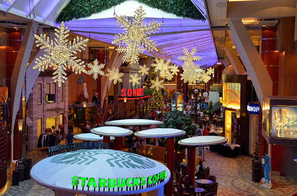 A view down the Royal Promenade