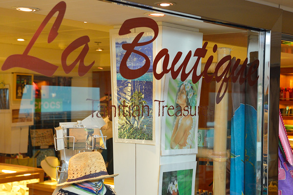 The shop on board