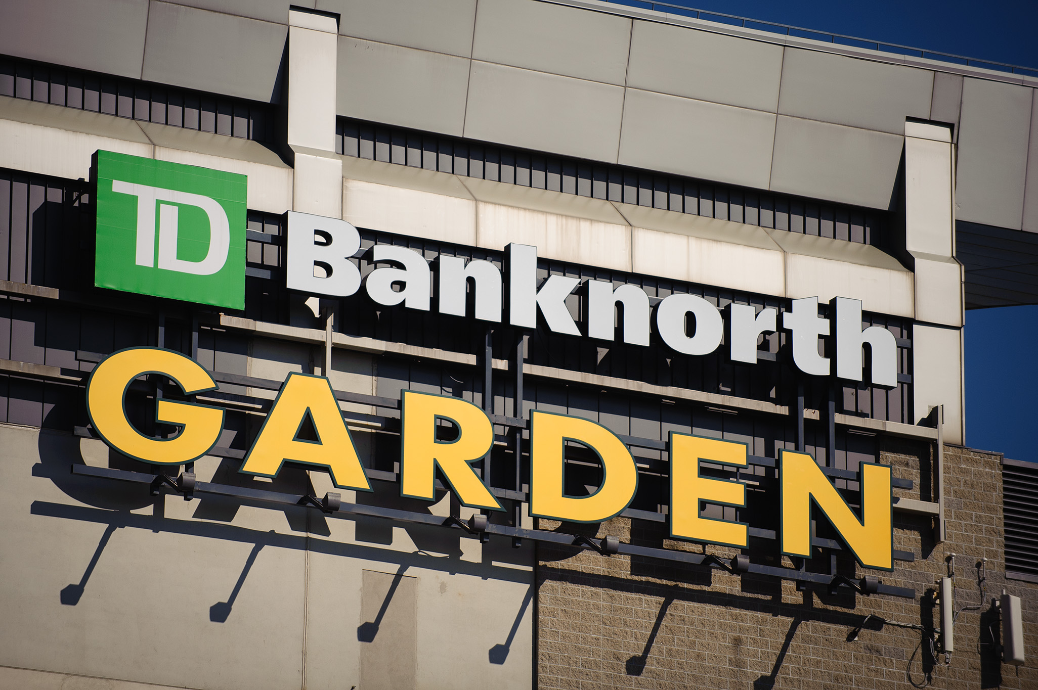 Both the Bruins and the Celtics play at the TD Banknorth Garden