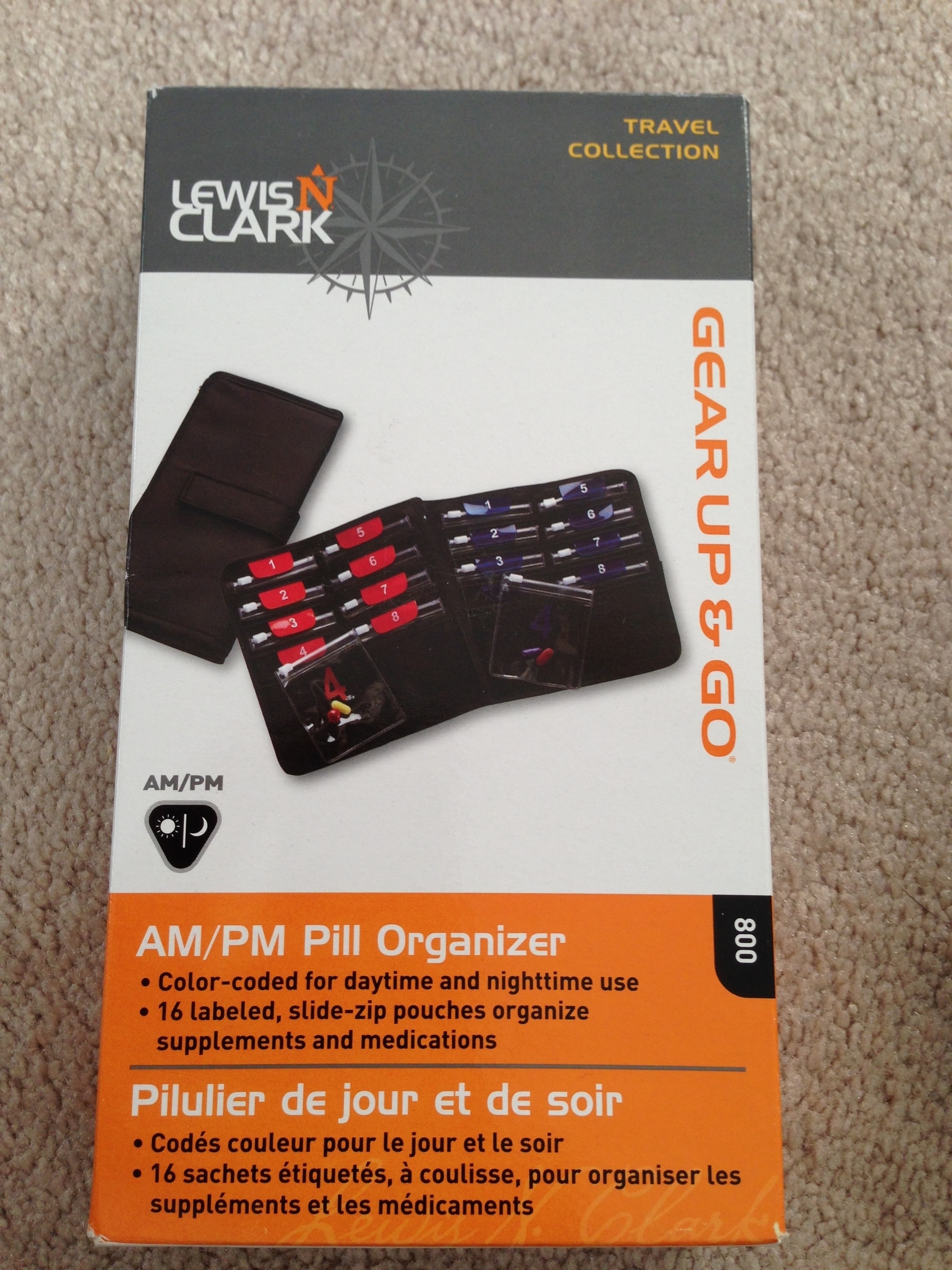 This is the 16 pouch version (two weeks) which works better when packing for the whole family