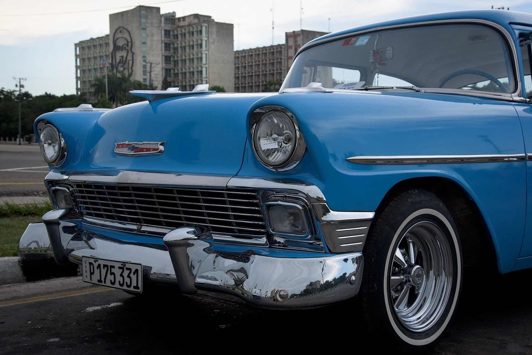 Several of us took Chevrolet taxis on a tour through Havana including the Revolutian Square. All but one or two no longer had the original engines. 