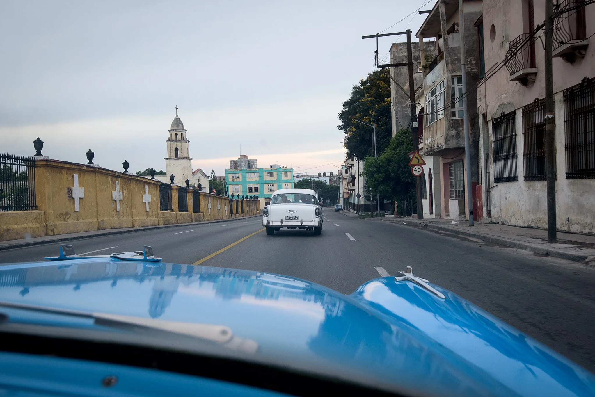 Riding in a car built before my time was a thrilling way to see the city of Havana. 