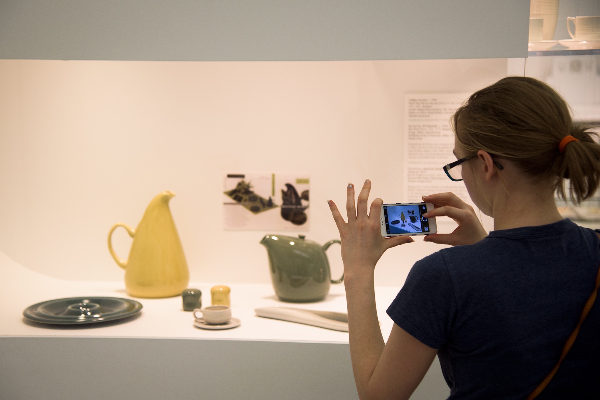 Our design geek loved the displays of Art Deco items. 