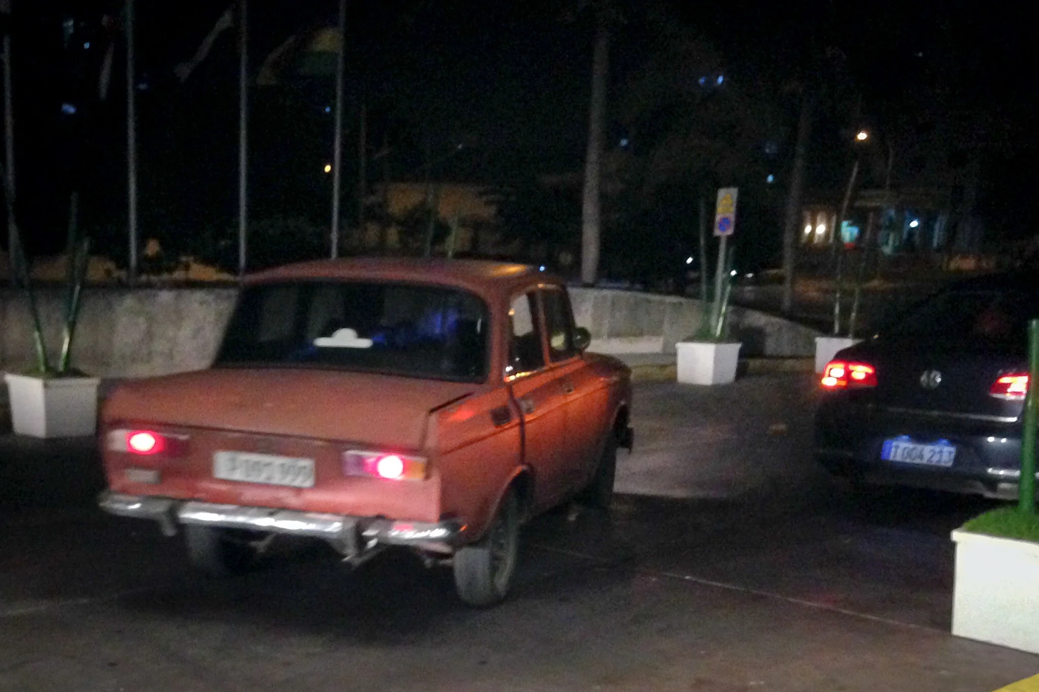 The Lada we rode home in was not a tourist taxi, but it was a fun experience!