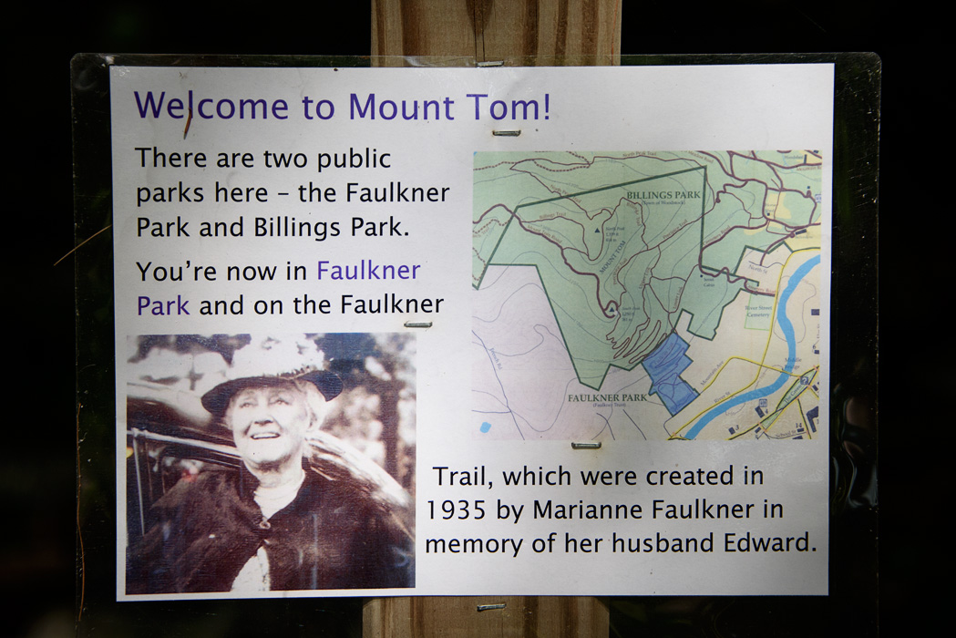 Mrs Faulkner built a switch back trail on her property, and it's a great work out! 