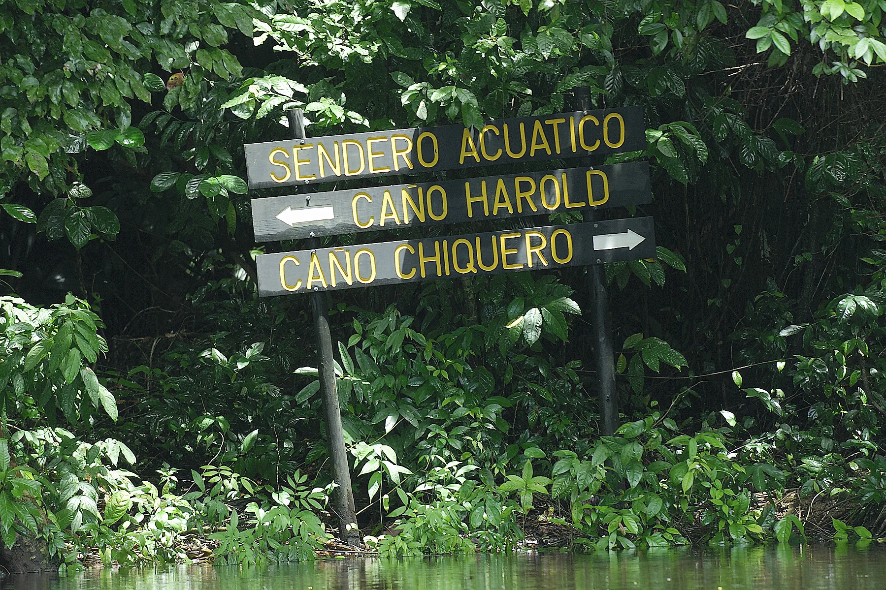 "street" signs in the canals