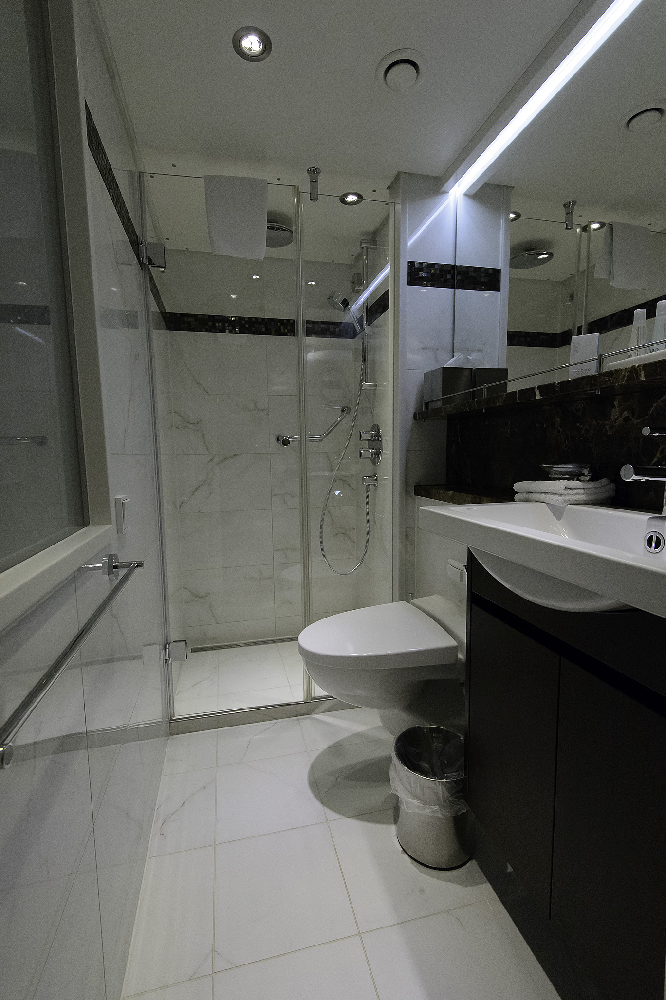 Marble bathroom