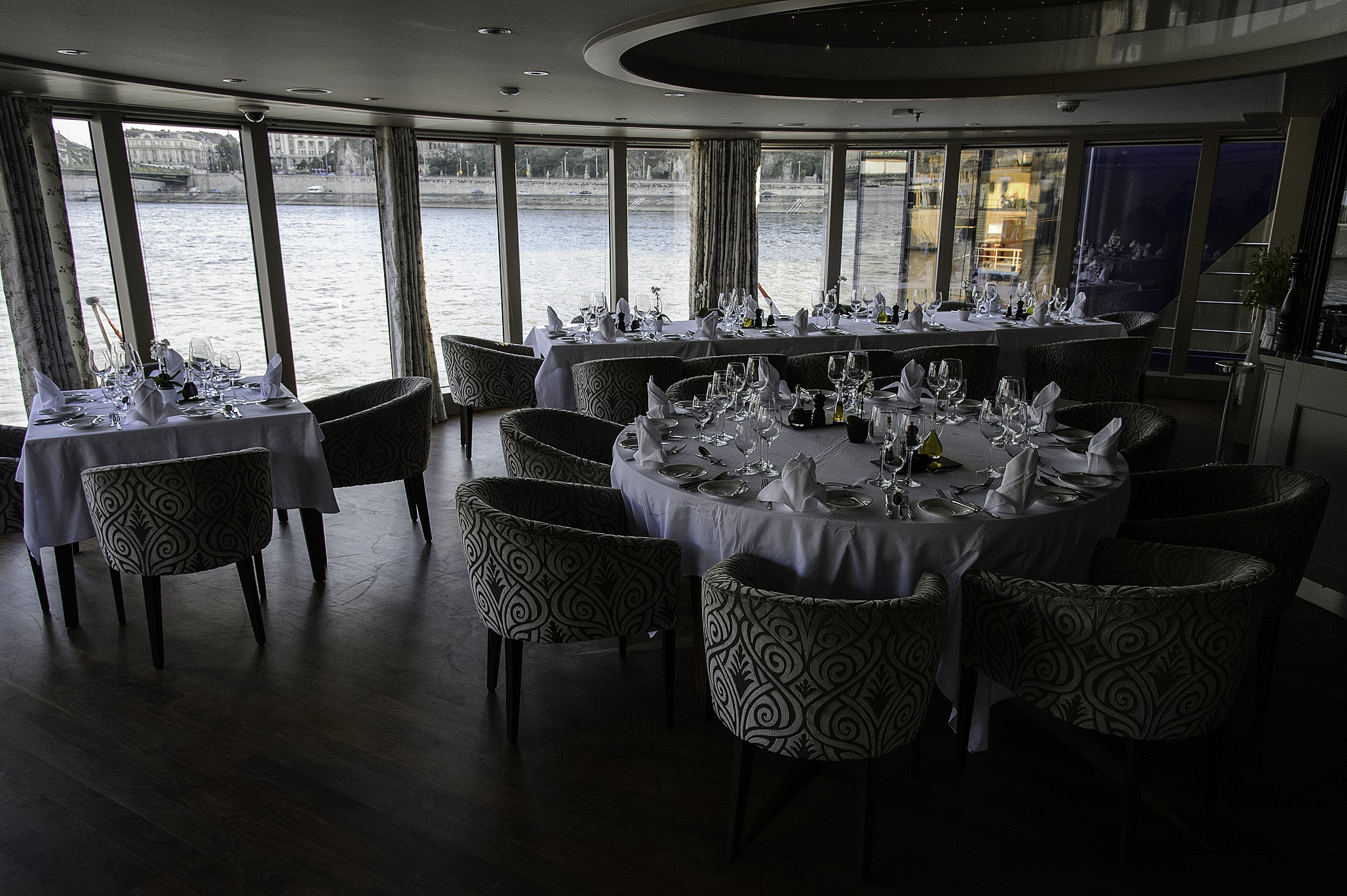Chef's Table Restaurant in the stern