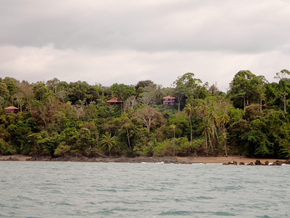 The beach at La Paloma and a few of the Rancheros "peeking" out from the water.