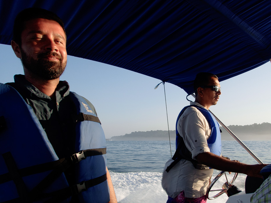 In the morning after breakfast we met our guide Randall, and our very competent boat captain. At La Paloma you go most places by boat, and the captains are very safety conscious and do a great job getting you where you need to be in all kinds of conditions.