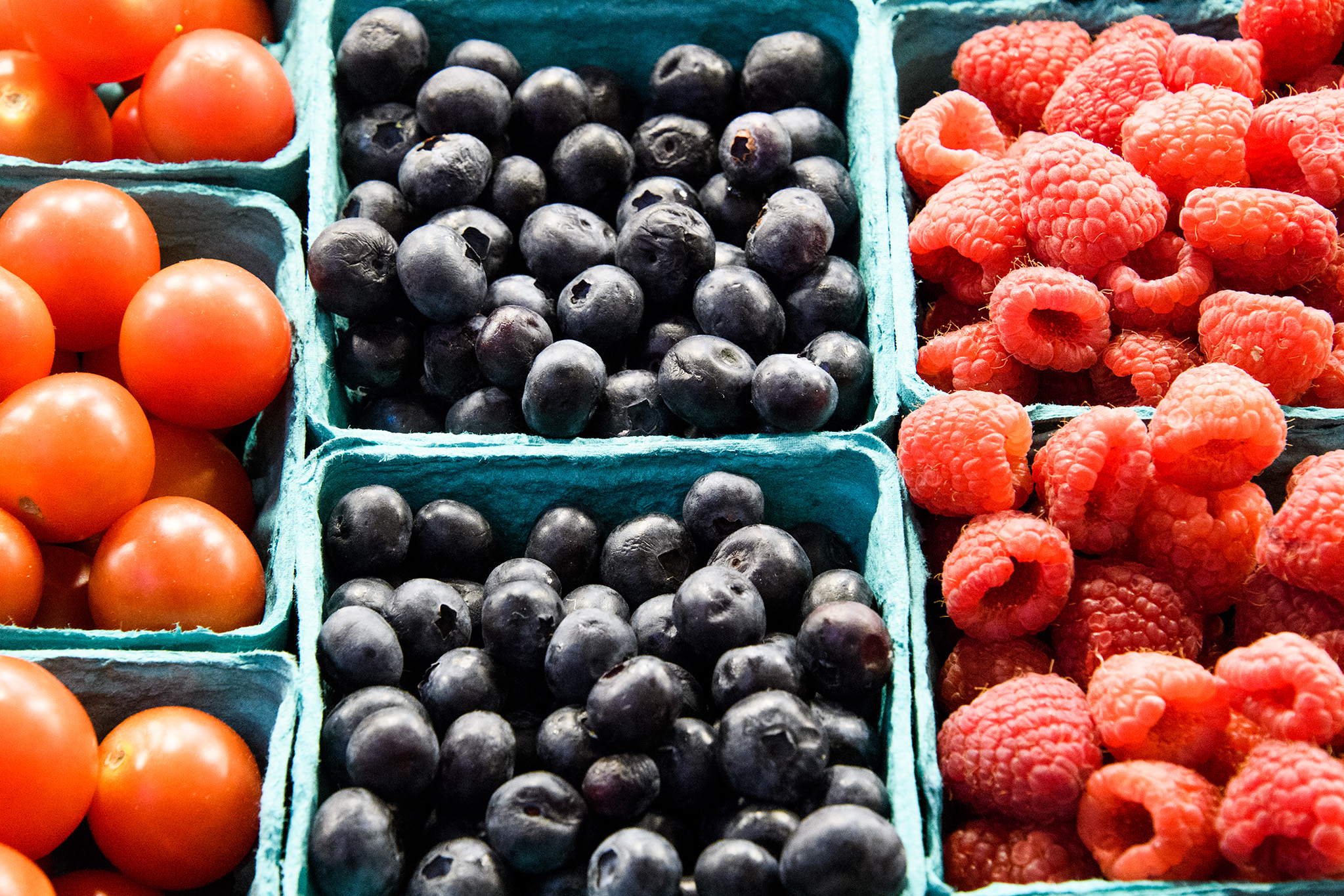 Berries at the Pike Place Fish Market