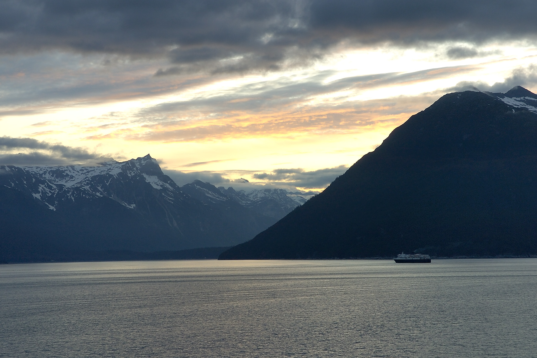 The view leaving Skagway