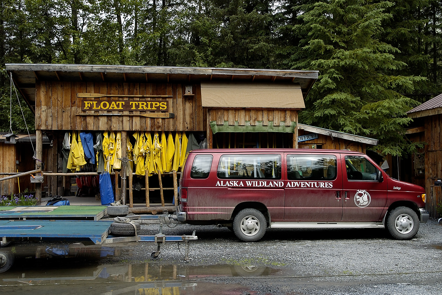We met at AWA's Kenai Riverside Lodge for our rafting trip down the Kenai river