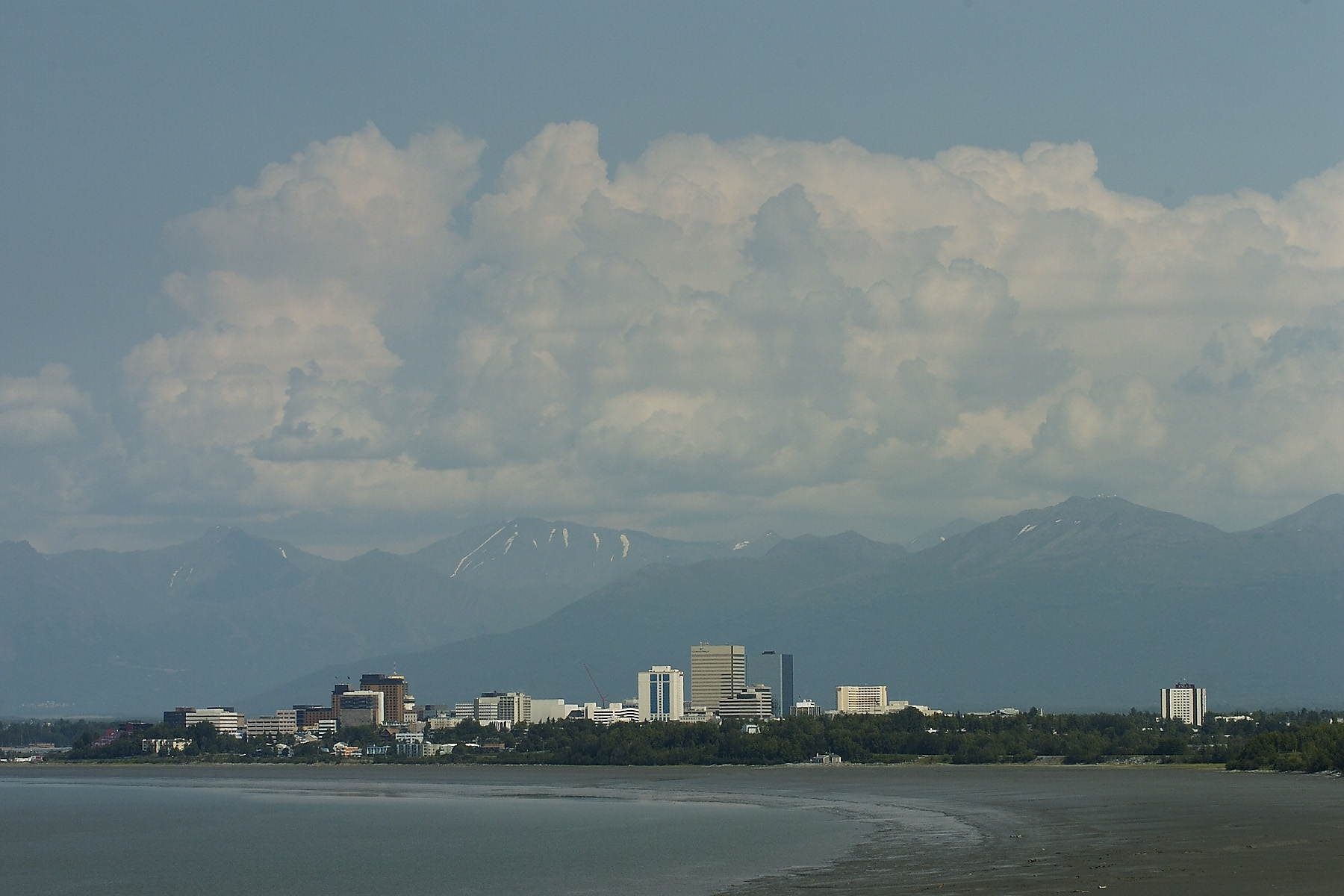 Anchorage from the Tony Knowles Coastal Trail
