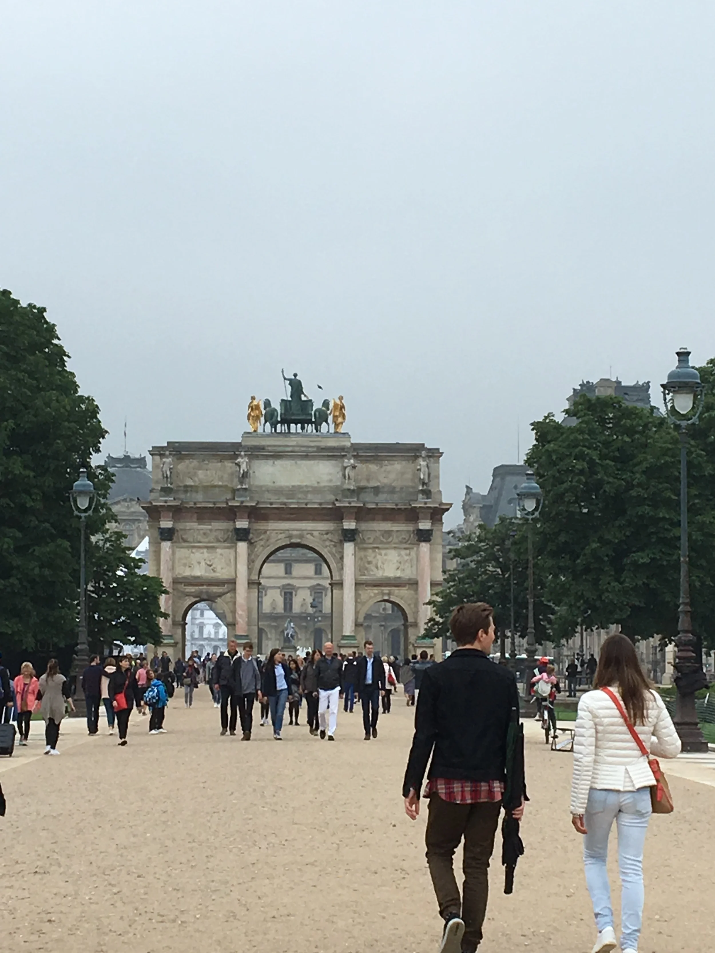 A Triumphal Arch at Palais Royal