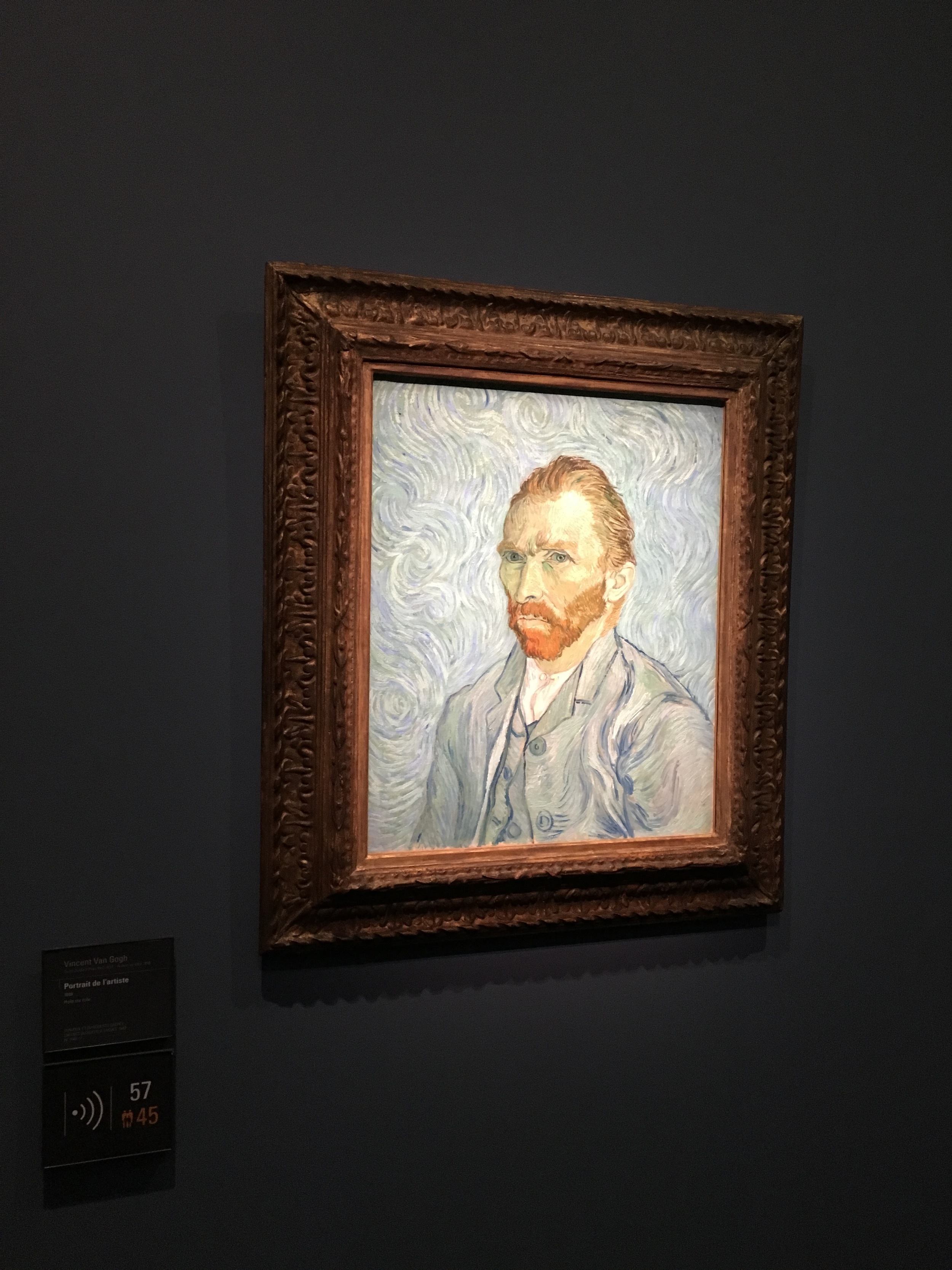 My favorite piece- self portrait of Van Gogh 