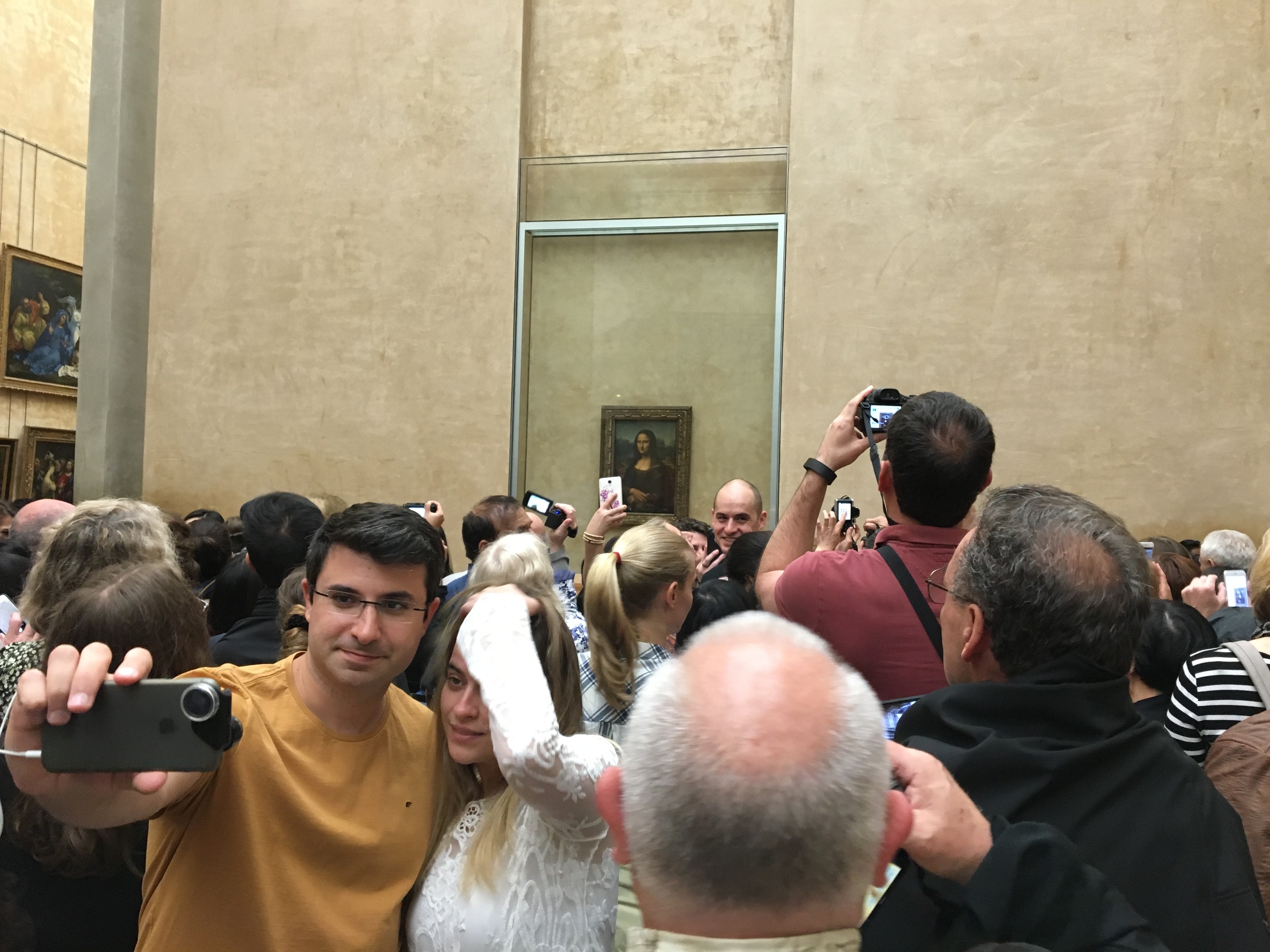 This scene at the Leonardo Da Vinci's Mona Lisa is one of the reasons I never had a good experience at the Louvre in the past. That all changed with this visit with Context. Viewing Mona Lisa still wasn't pleasant to experience, but the rest of the museum was opened up to us in a way it never had before!