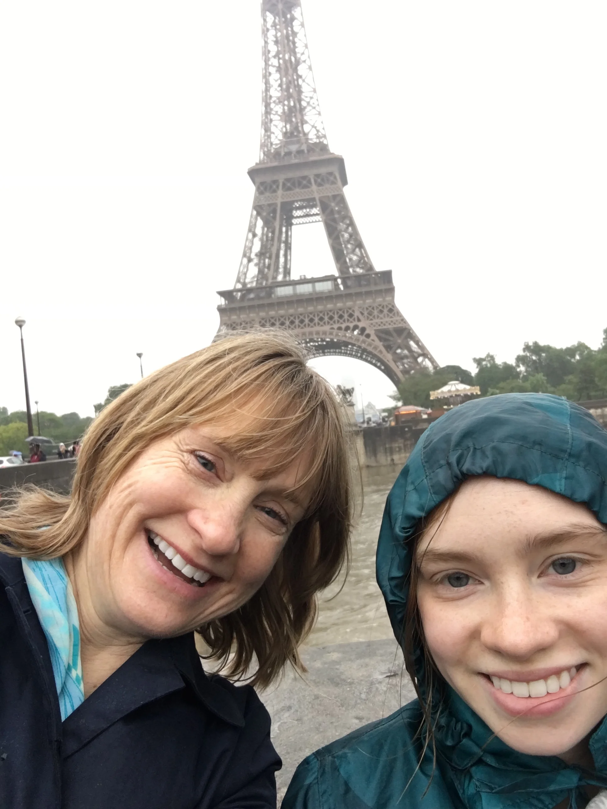 A little (a lot!) of rain didn't discourage us from a walk through Paris...it might not have been how we imagined it, but it ended up being an unimaginably great trip!