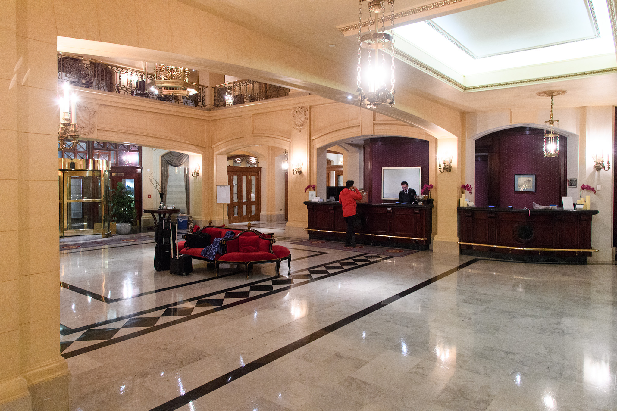 The Lobby of the Ft Garry Hotel