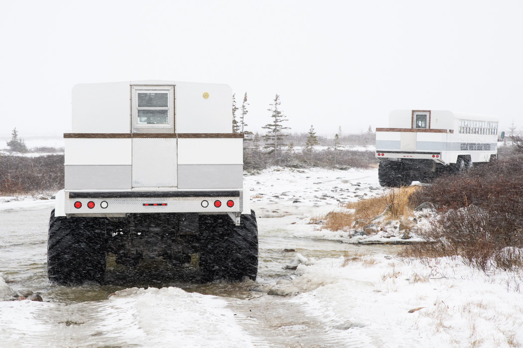 There isn't much terrain, these rovers can't manage, including these deep icy puddles.