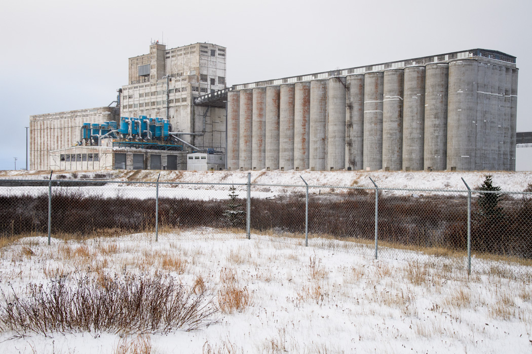 The grain factory, which had been a major employer is now closed. 