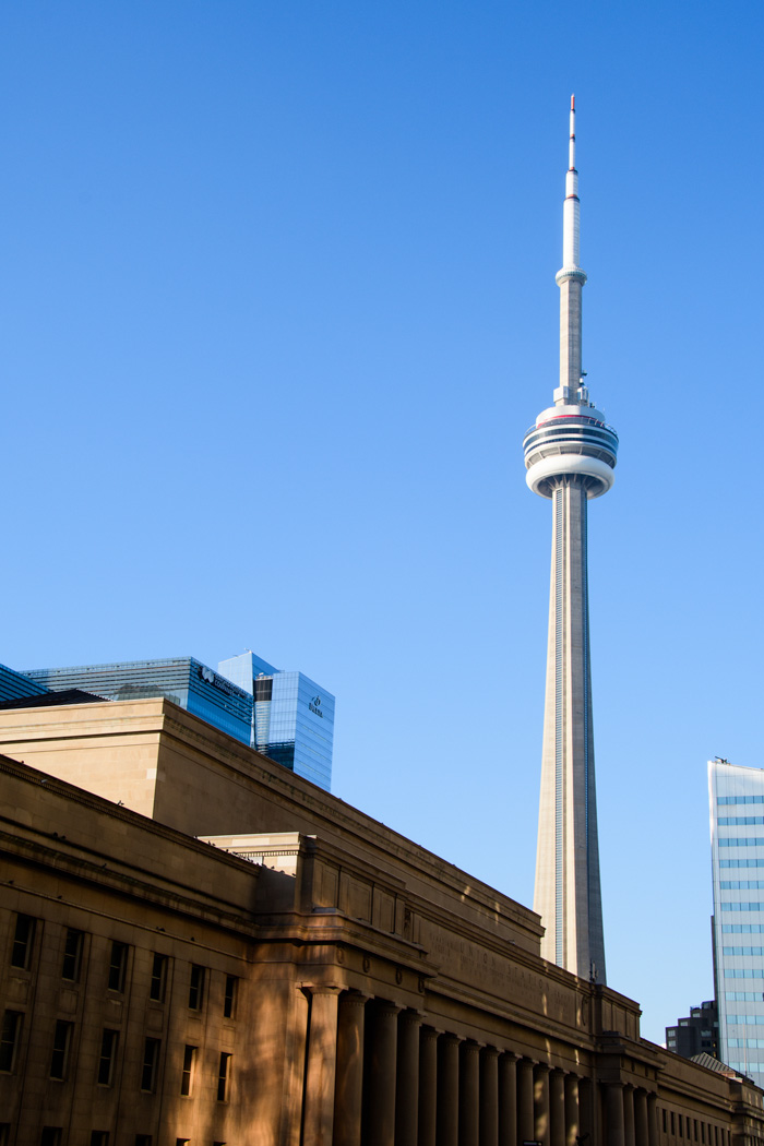 The CN Tower from Union Station