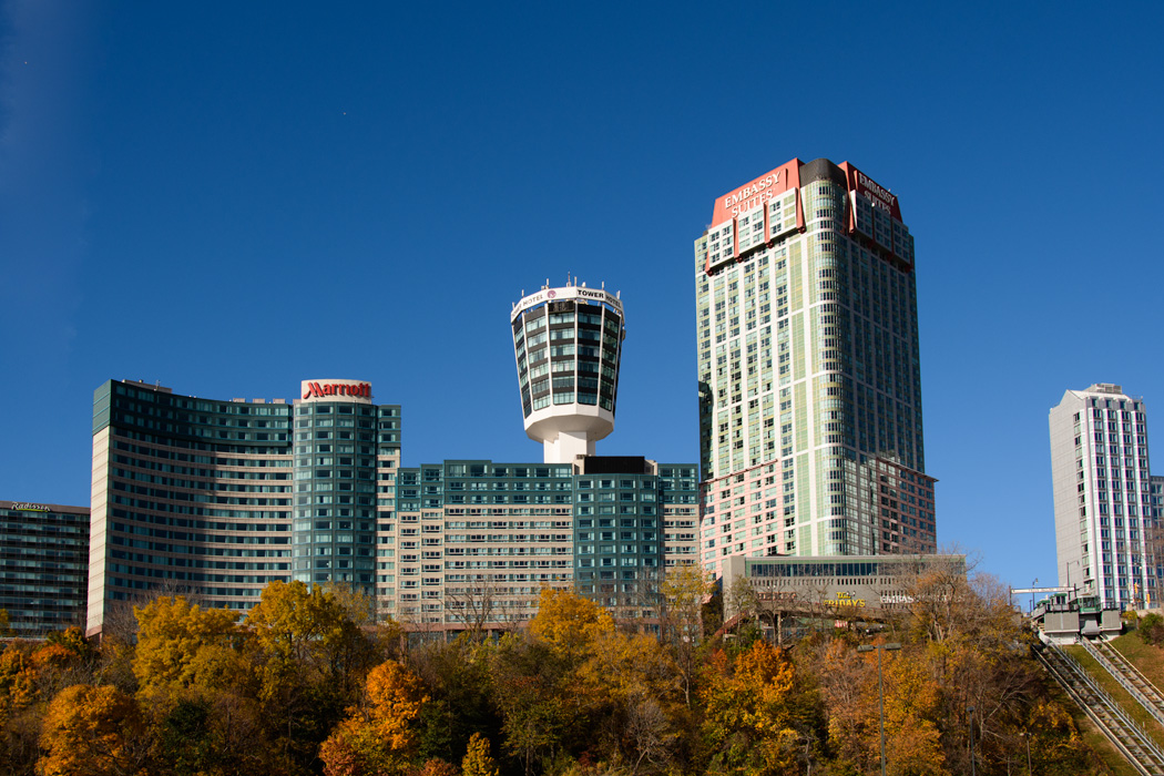 While there are many private diversions and developments along the shores of Niagara Falls, Niagara Parks has created a very nice green park strip anchored by a pair of visitor centers to accommodate visitors. 