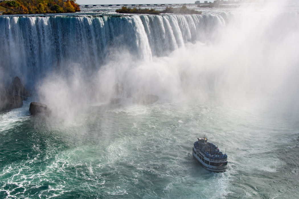 There are a variety of ways to experience Niagara Falls, including the Hornblower boat trip (from the Canadian side) and Maid of the Mist (departs from the American side)