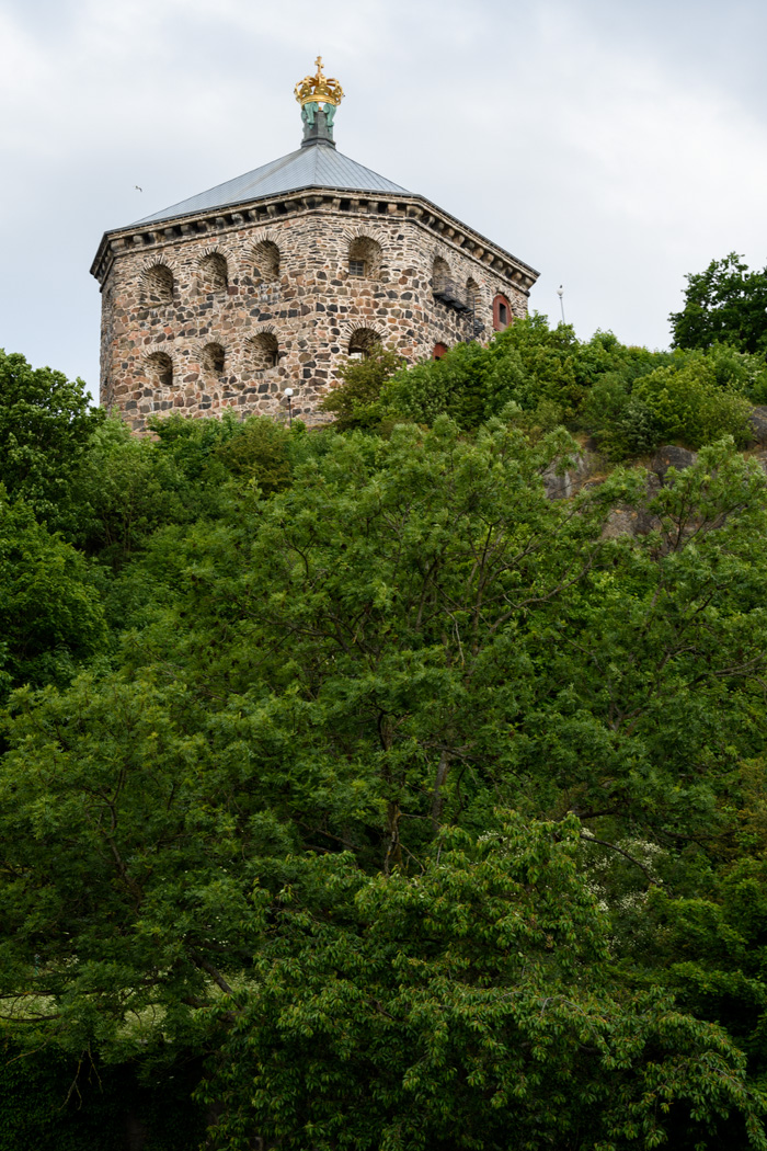 Skansen Kronen set on a high hill