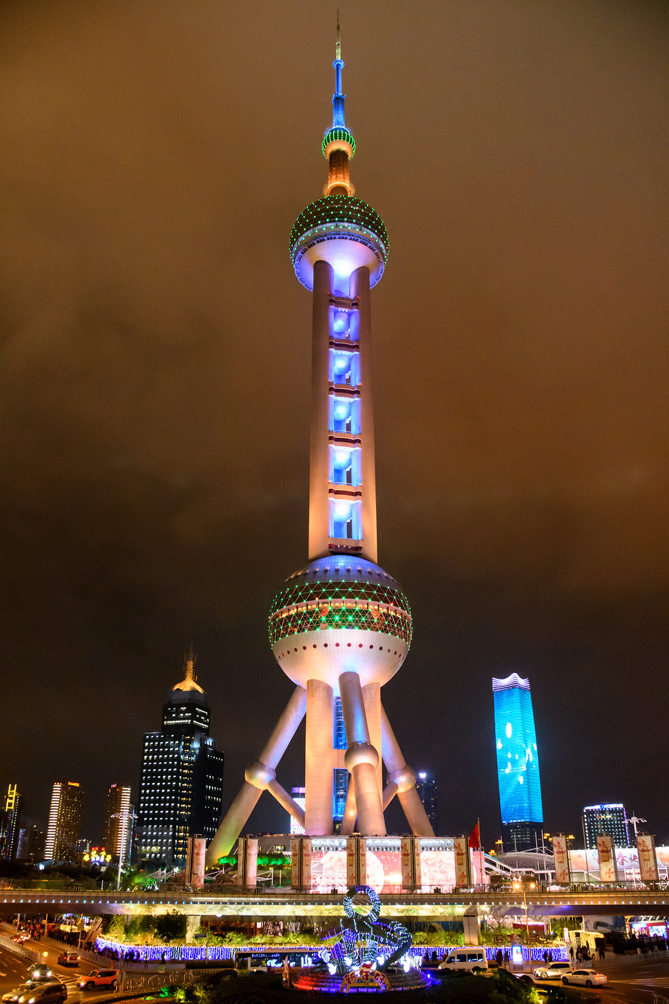 Shanghai Pearl at Night