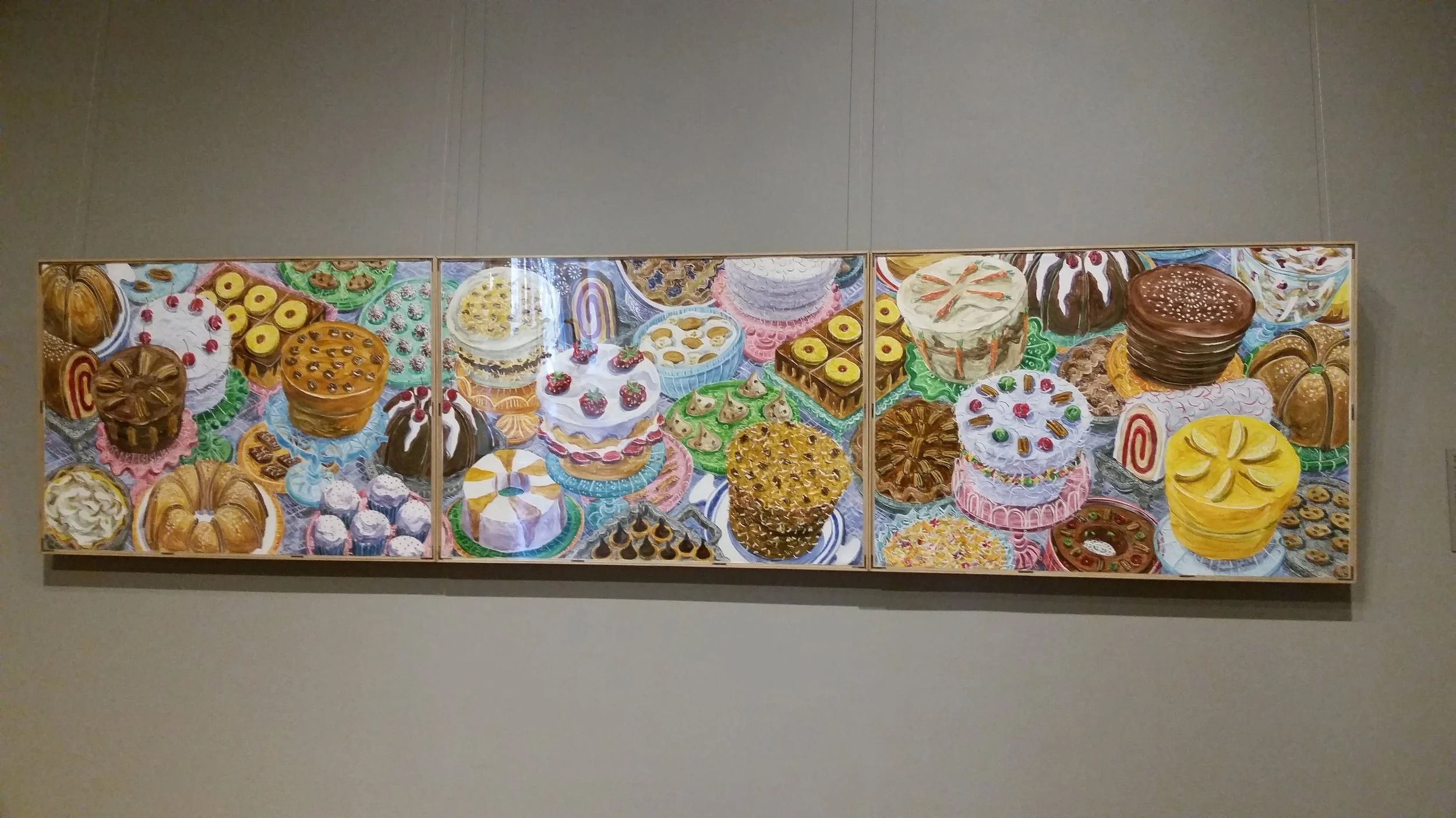 This painting, Just Desserts by Betty Bivins Edwards, hangs at the Telfair Museum. I feel its a pretty close representation of everything I ate while visiting Savannah with my friend Mary!
