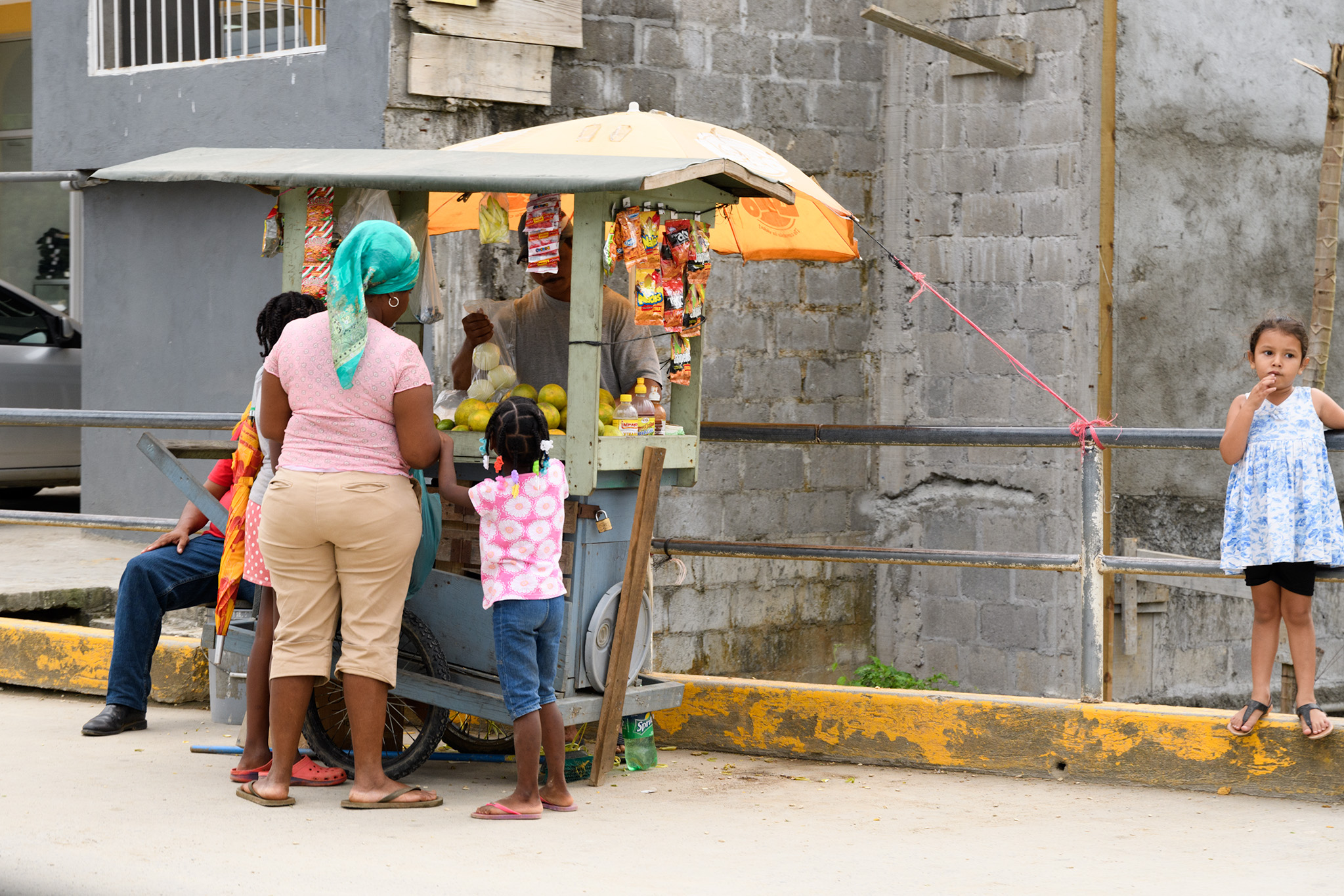 A roadside market