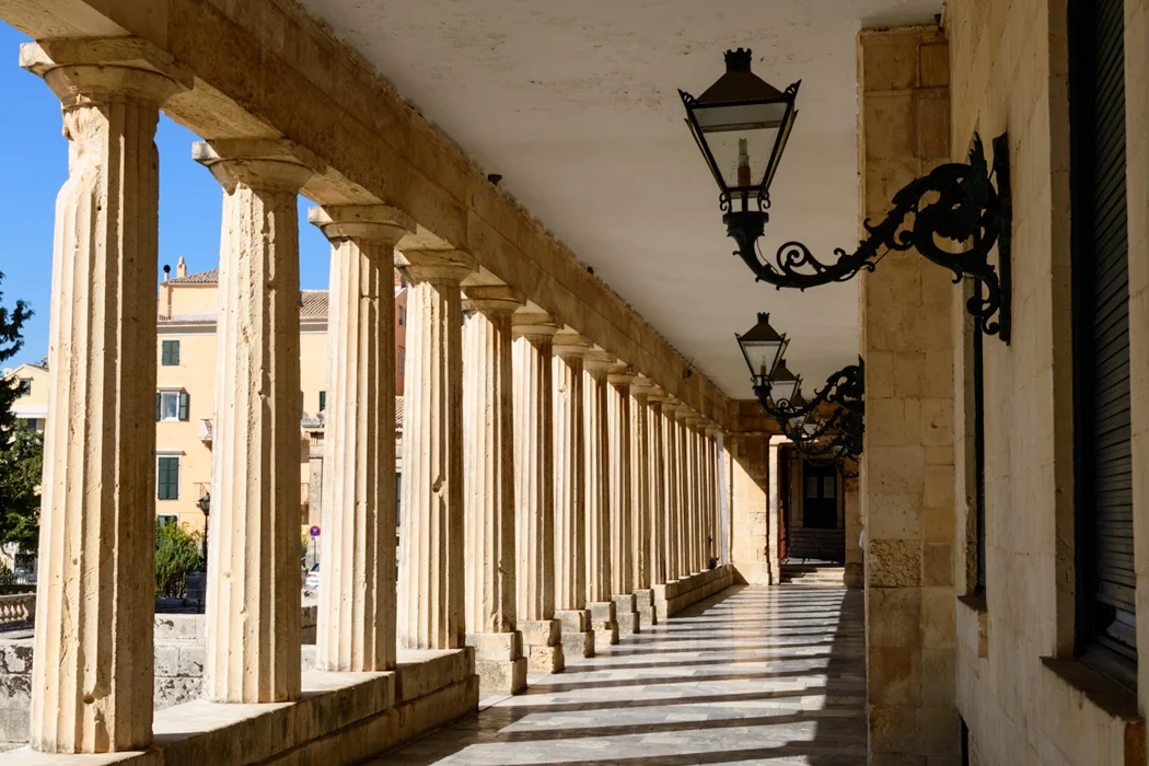 The Colonnade of the St Michael's St Georges Palace