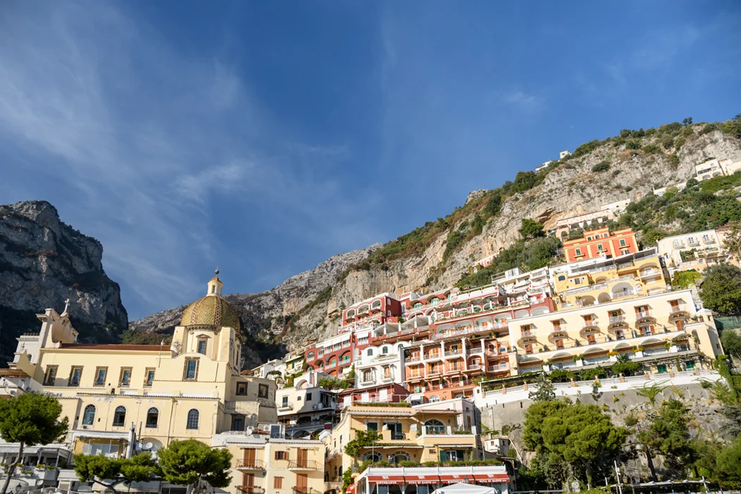 Positano and the Santa Maria Assunta on the left
