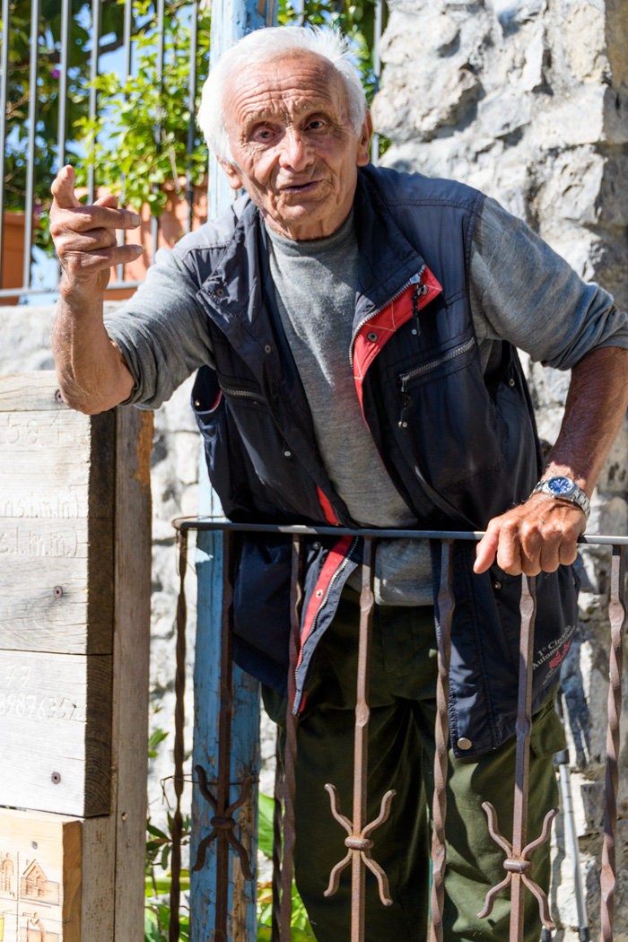 A local in Nocello insisted me must be "pazzo" to trust Maurizio as our guide! He greeted all the guests as they entered his town and joked with the guides he knew. 