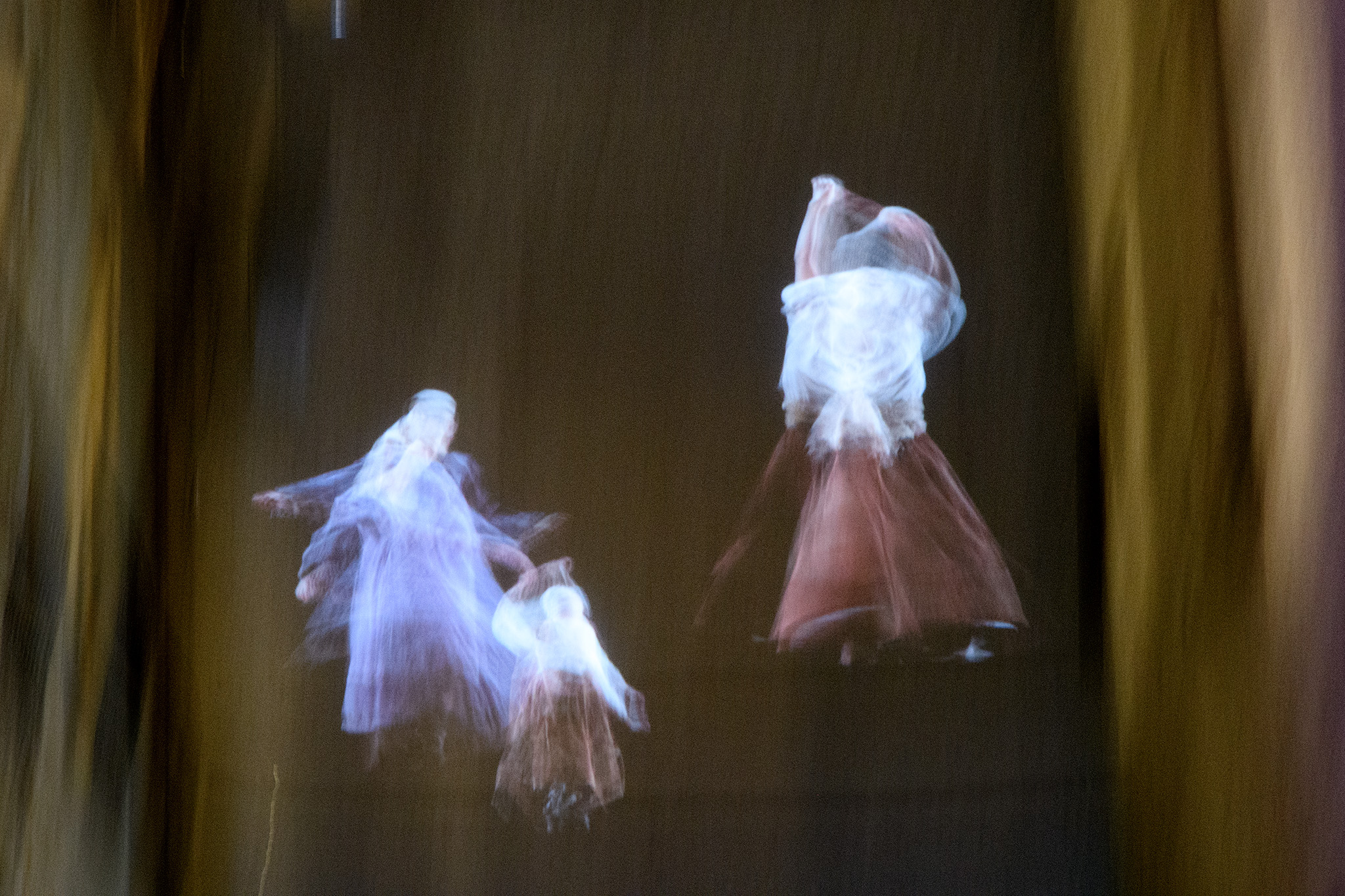 Part of the Cite Memoire projection tour in Old Montreal