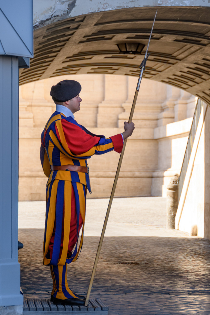 The Swiss Guard, the "army" of the Vatican