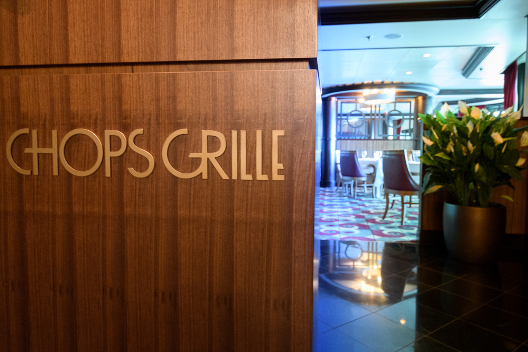 A specialty restaurant aboard Rhapsody of the Seas 