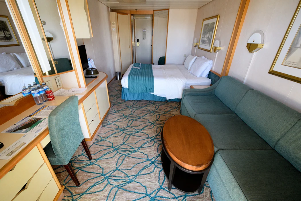 A cabin aboard Rhapsody of the Seas