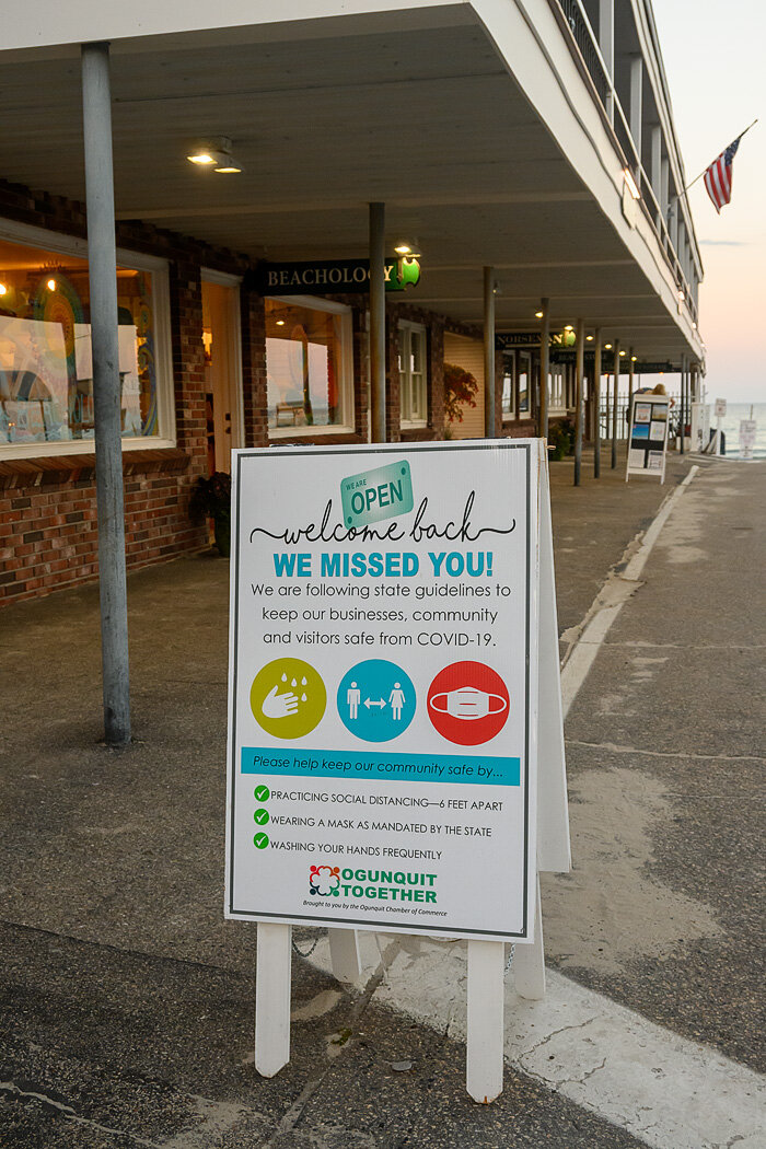 Shops and Rules Ogunquit Beach