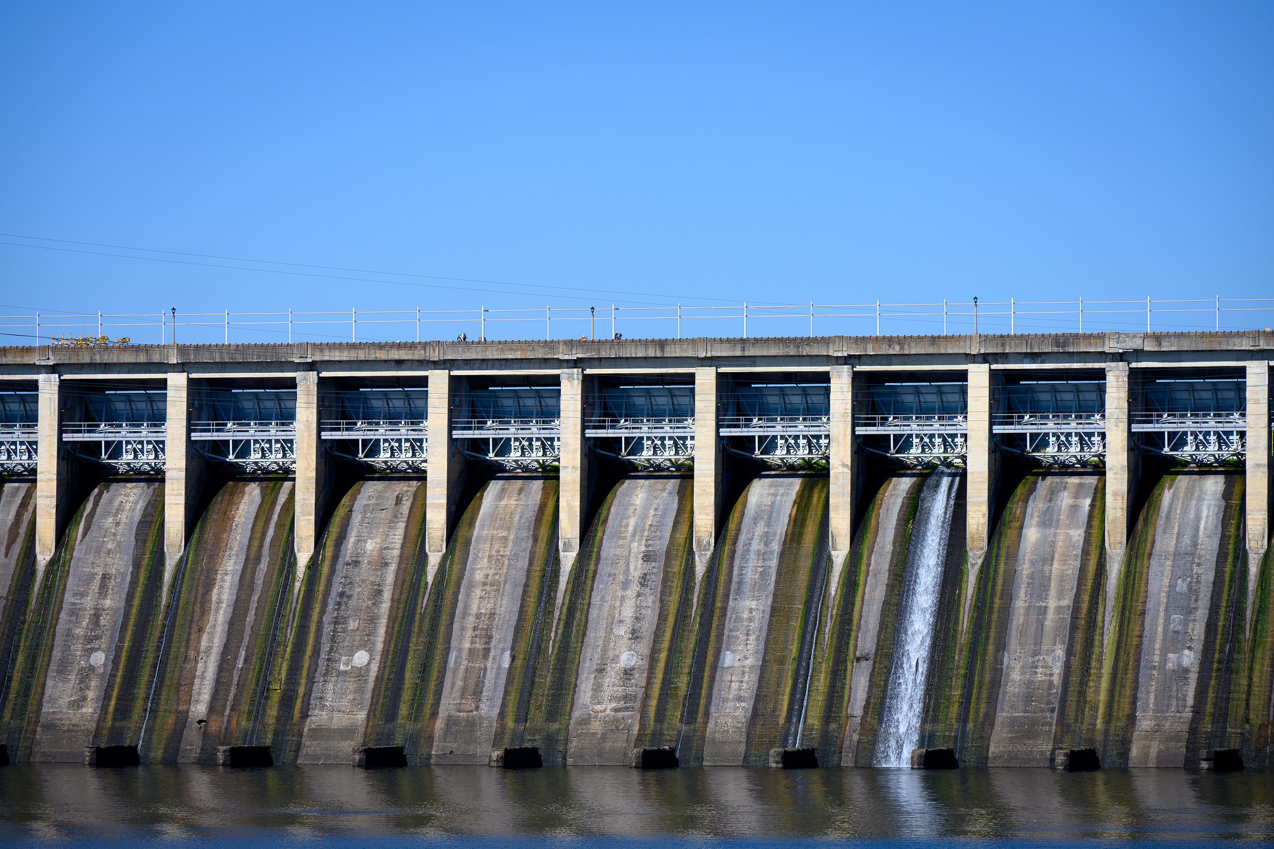 Dam, privately owned by the power company