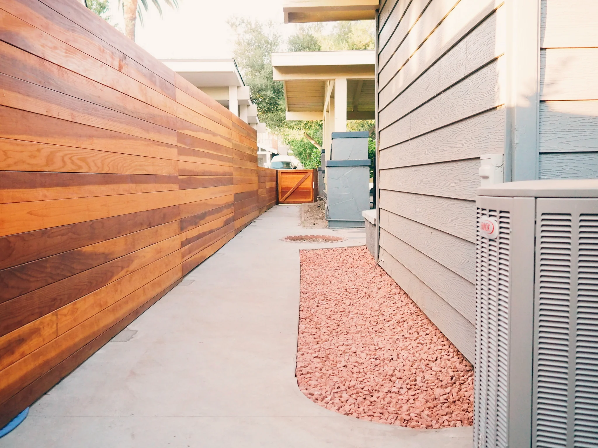 the slow exterior beautification continues.